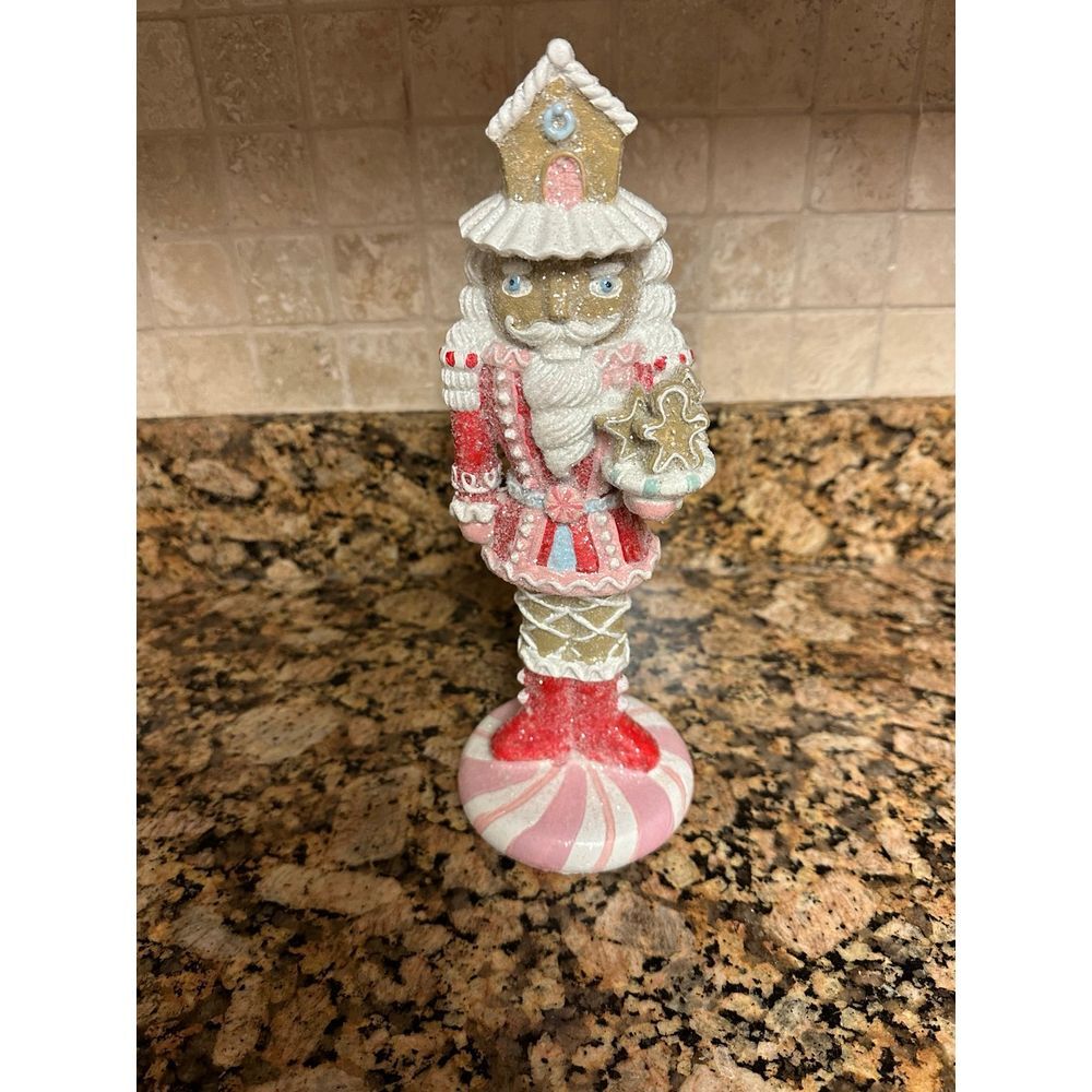 Pink Gingerbread Nutcracker - Picture 2 of 4